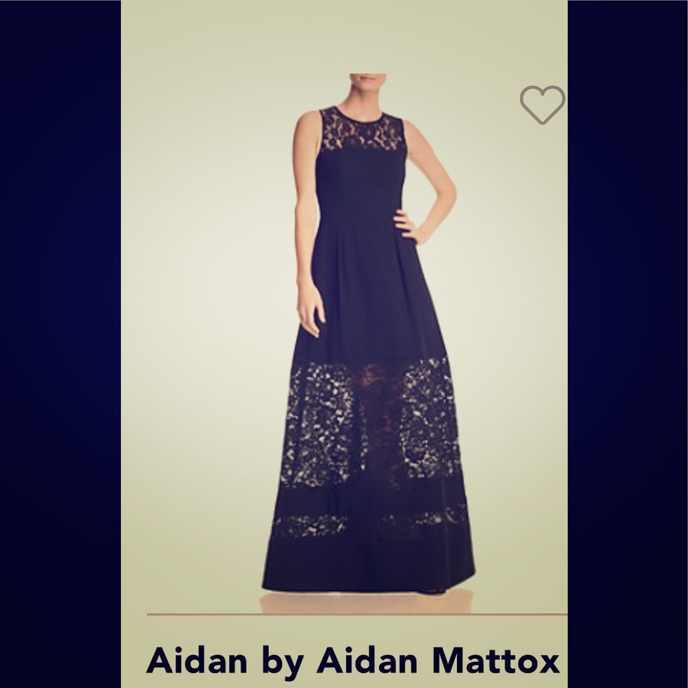 Gown Aidan Maddox black